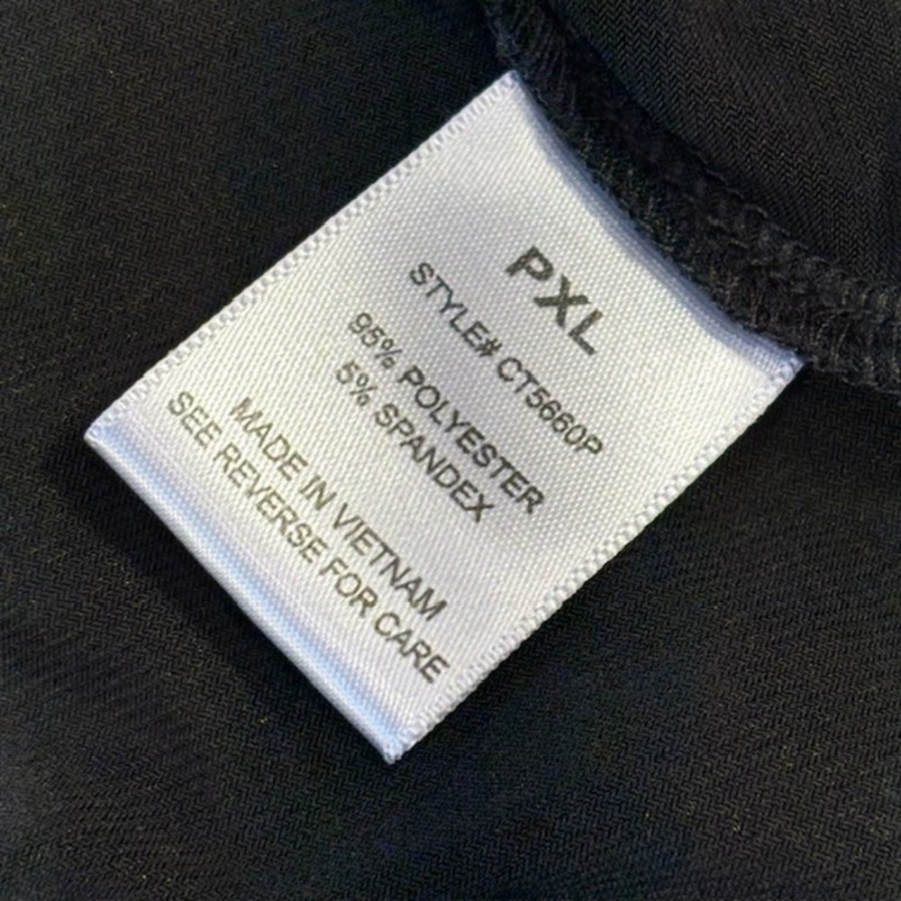 Blue Mood Womens Black Collared Sleeveless Blouse w/Pockets Size PXL - Picture 7 of 8